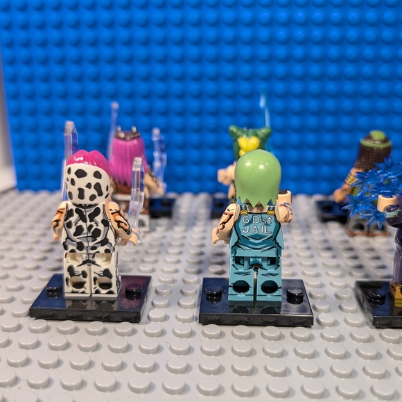 8 Minifigures- Jojo Anime Building Block Toy Manga Action Figure Collectible - Picture 6 of 12